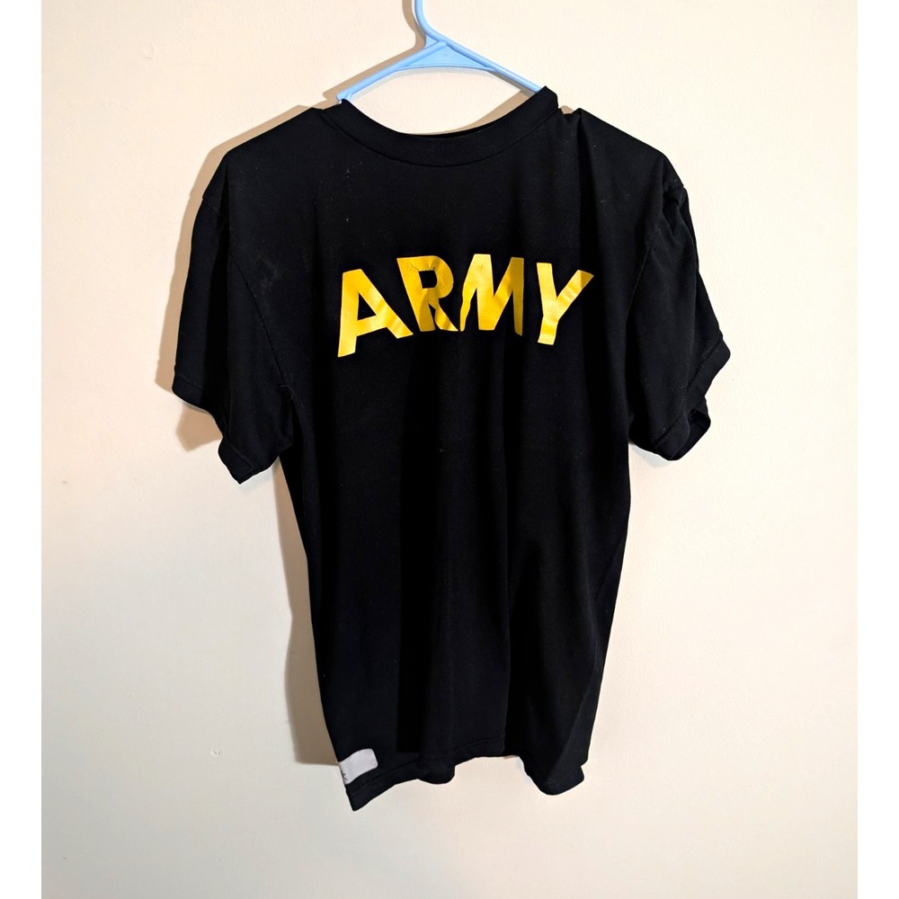 US Army Shirt Mens M Black Short Sleeve Tee ARMY Graphic Print Logo Crew Neck